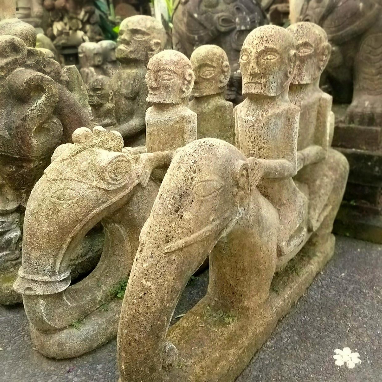 Batak Stone Carving