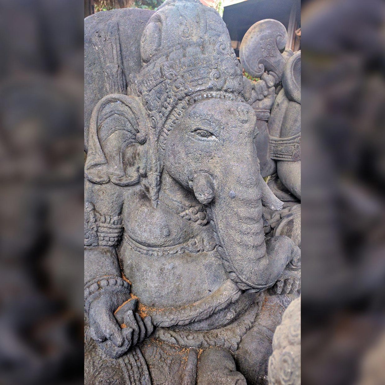Ganesha Stone Carved 4