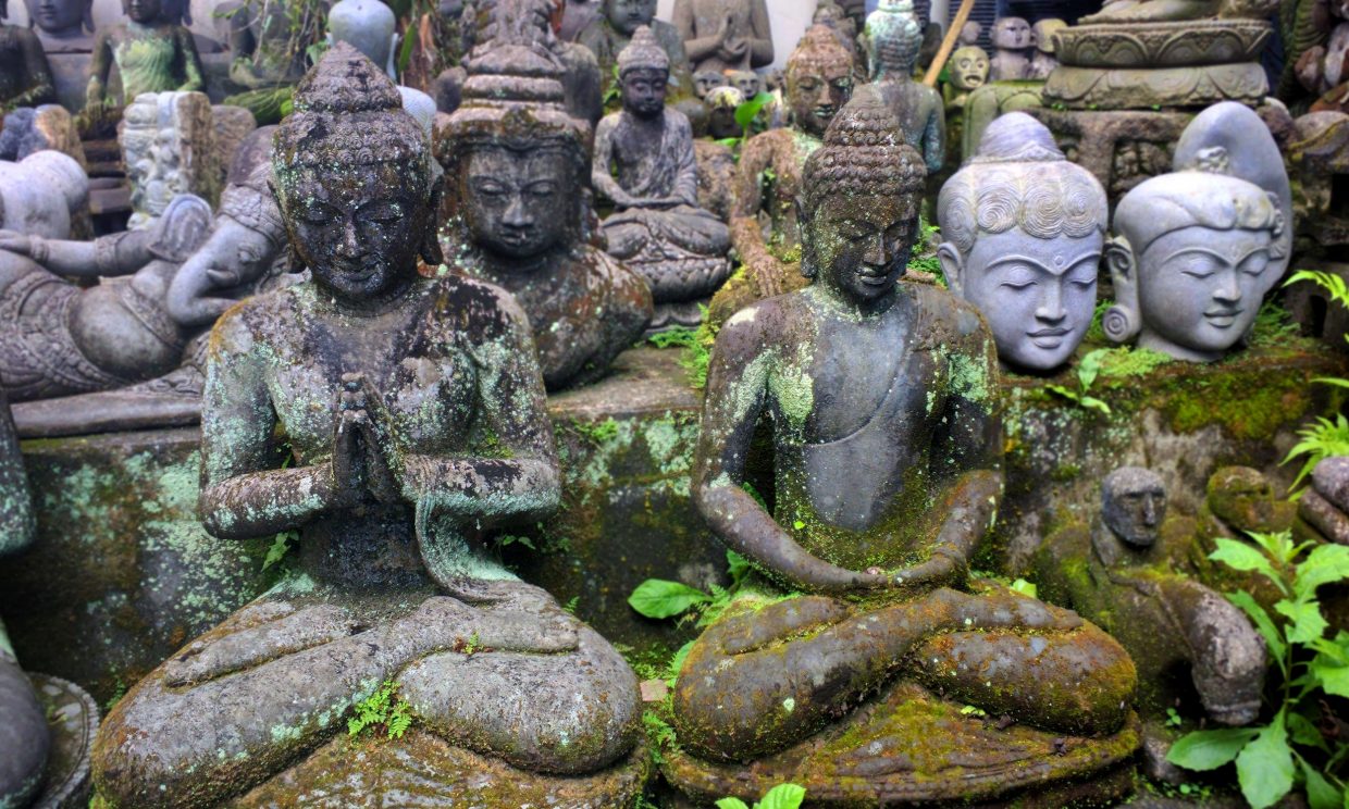 Stone Buddhas Carving